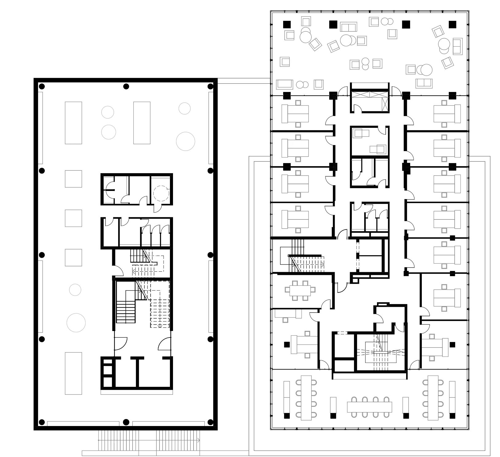 Grundriss des 2. Obergeschosses.
